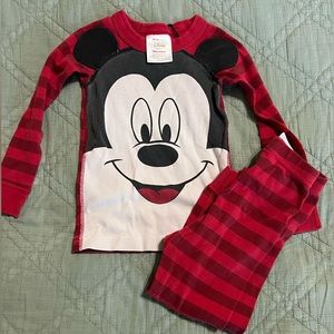 Hanna Andersson Size 3 (90cm) Mickey Pajamas